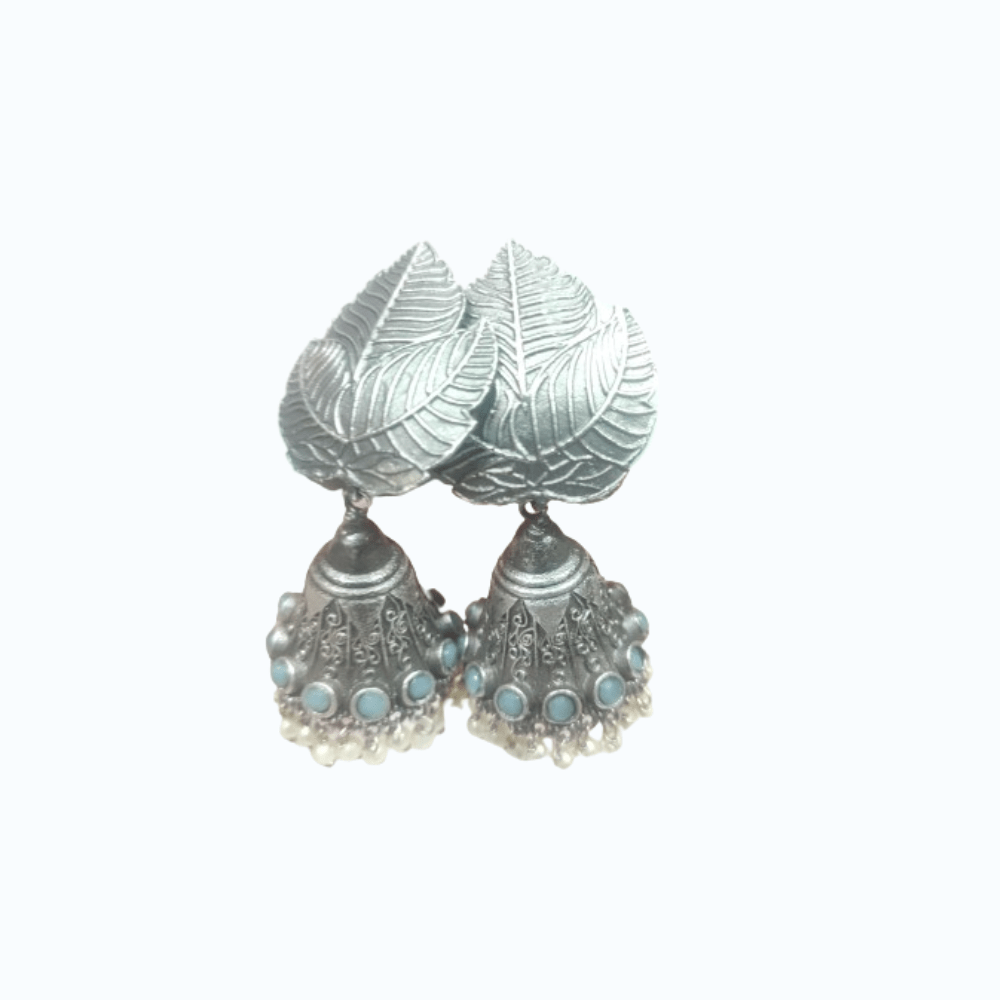 Silver Look Alike Jhumkas 2