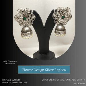 Flower Design Silver Replica