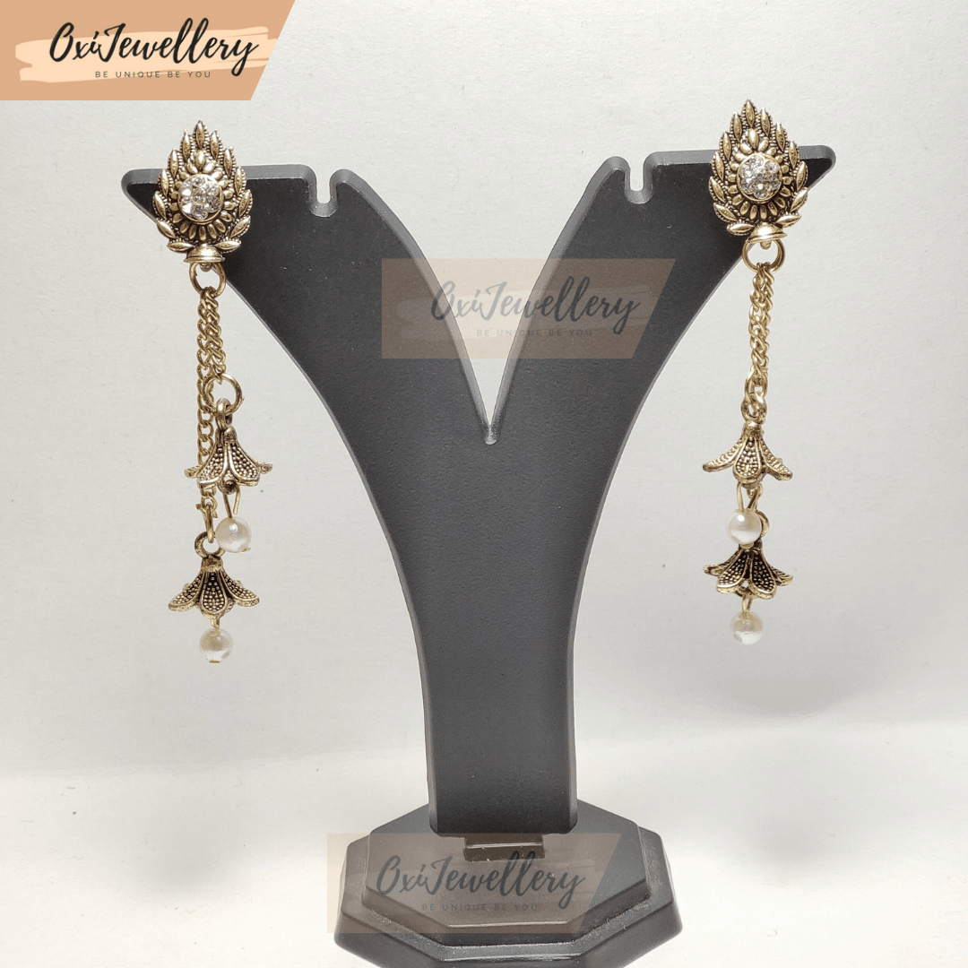 Oxi 2 Layer Gold Plated Jhumka 2