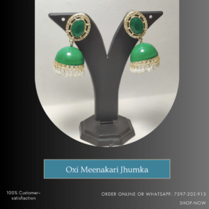 Oxi Meenakari Jhumka