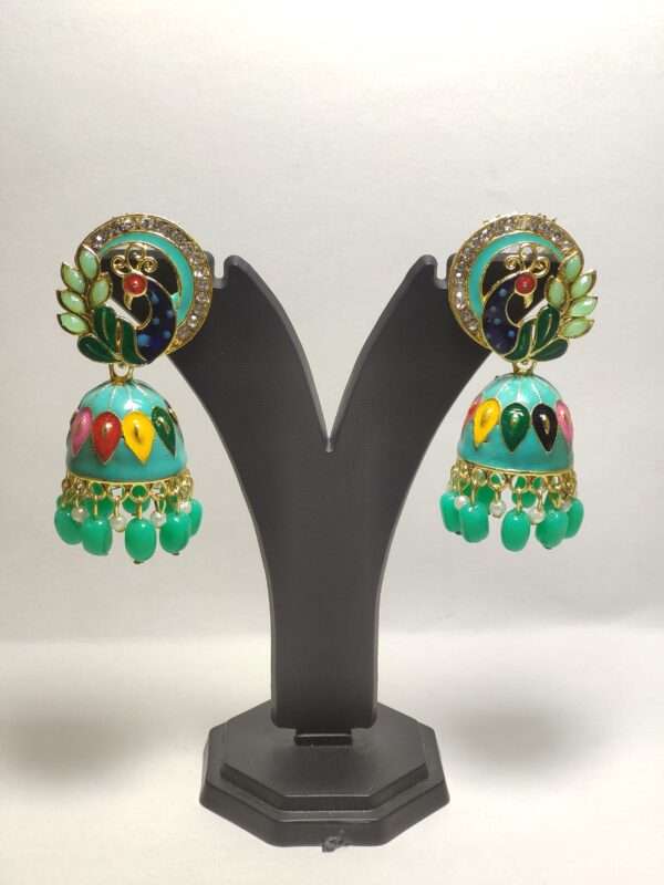 Peakok jhumkas Oxi - Image 4